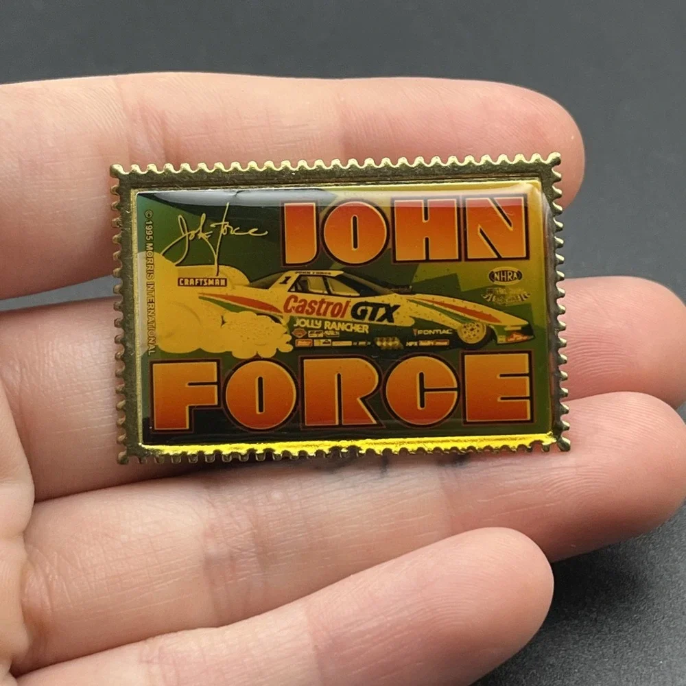 NHRA‎ Racing John Force Castrol GTX Lapel Hat Pin